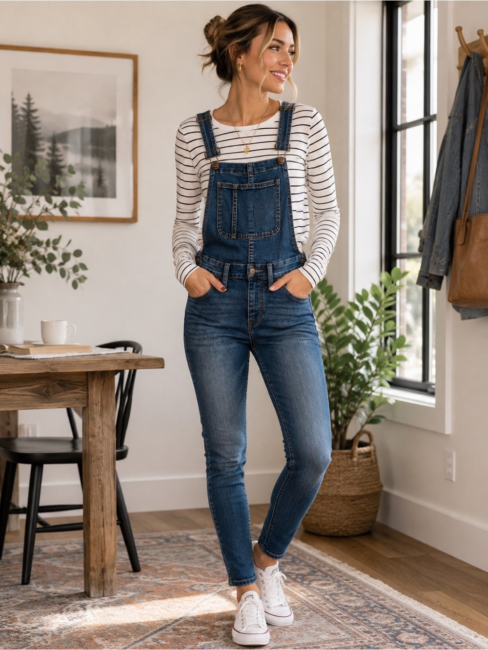 Madewell Skinny Overalls XXS Stretch Denim Bib Overalls Style G7691